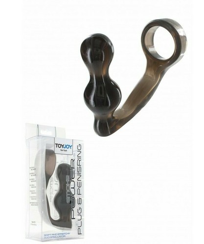 Anello fallico plug - anello,