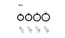 Set 4 Pezzi Anello Fallico