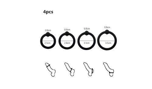 Set pezzi anello fallico - set, 4
