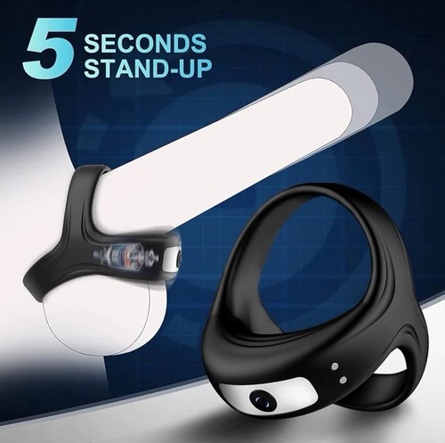 Anello vibrante uomo - uomo, silicone